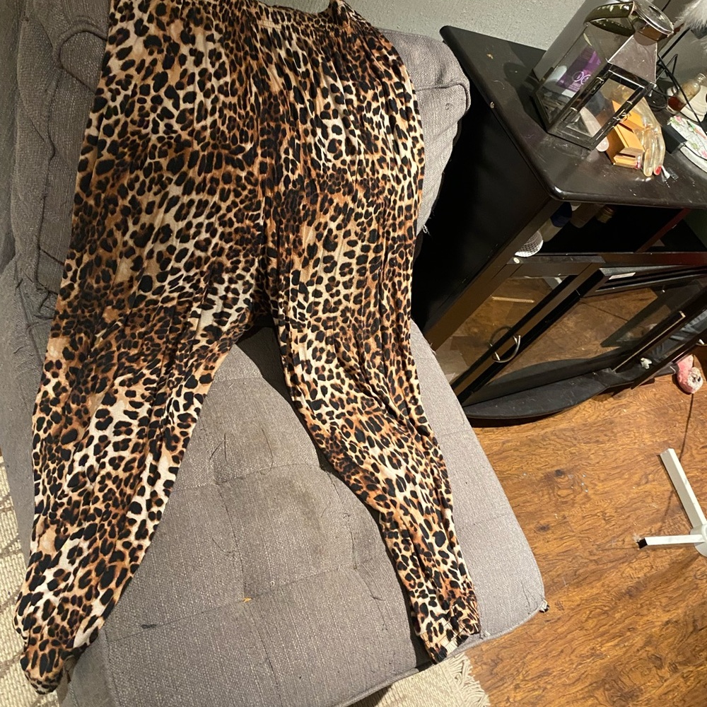 Leopard Print Women's Pants